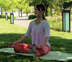 ハタヨガの様子